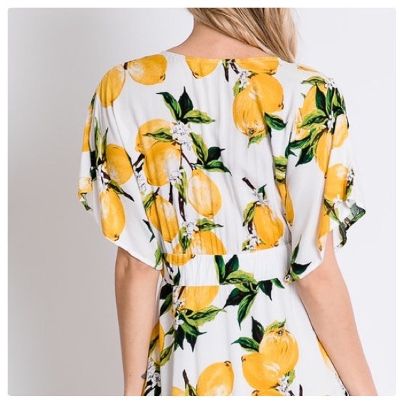 Delilah Loves Lemons Botanical Dress - Picture 5 of 8